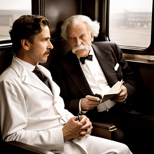 Holmes and Twain on the Train